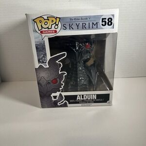 Funko Pop Games #58 Alduin Skyrim Vaulted 6" Dragon Vinyl Figure
